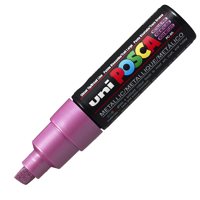 Uni POSCA 8.0 Su Bazlı Poster Markörü M.Pembe