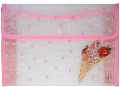 Bruno Visconti Çıtçıtlı Zarf Dosya Güçlendirilmiş Kenarlar A4 Dondurma 14-030/05