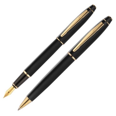 Scrikss 35 Dolmakalem + Tükenmez Tk Mat Siyah Altın