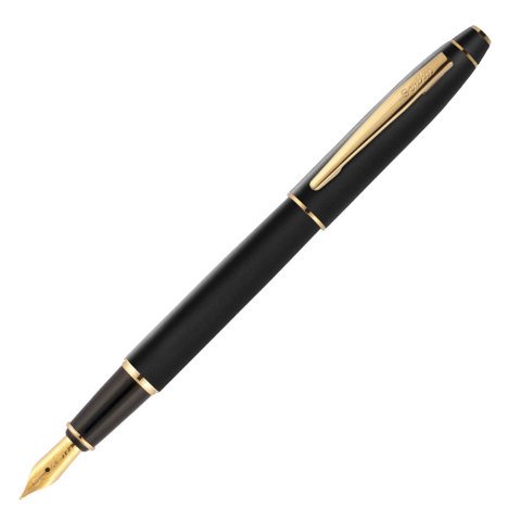 Scrikss 35 Dolmakalem + Tükenmez Tk Mat Siyah Altın