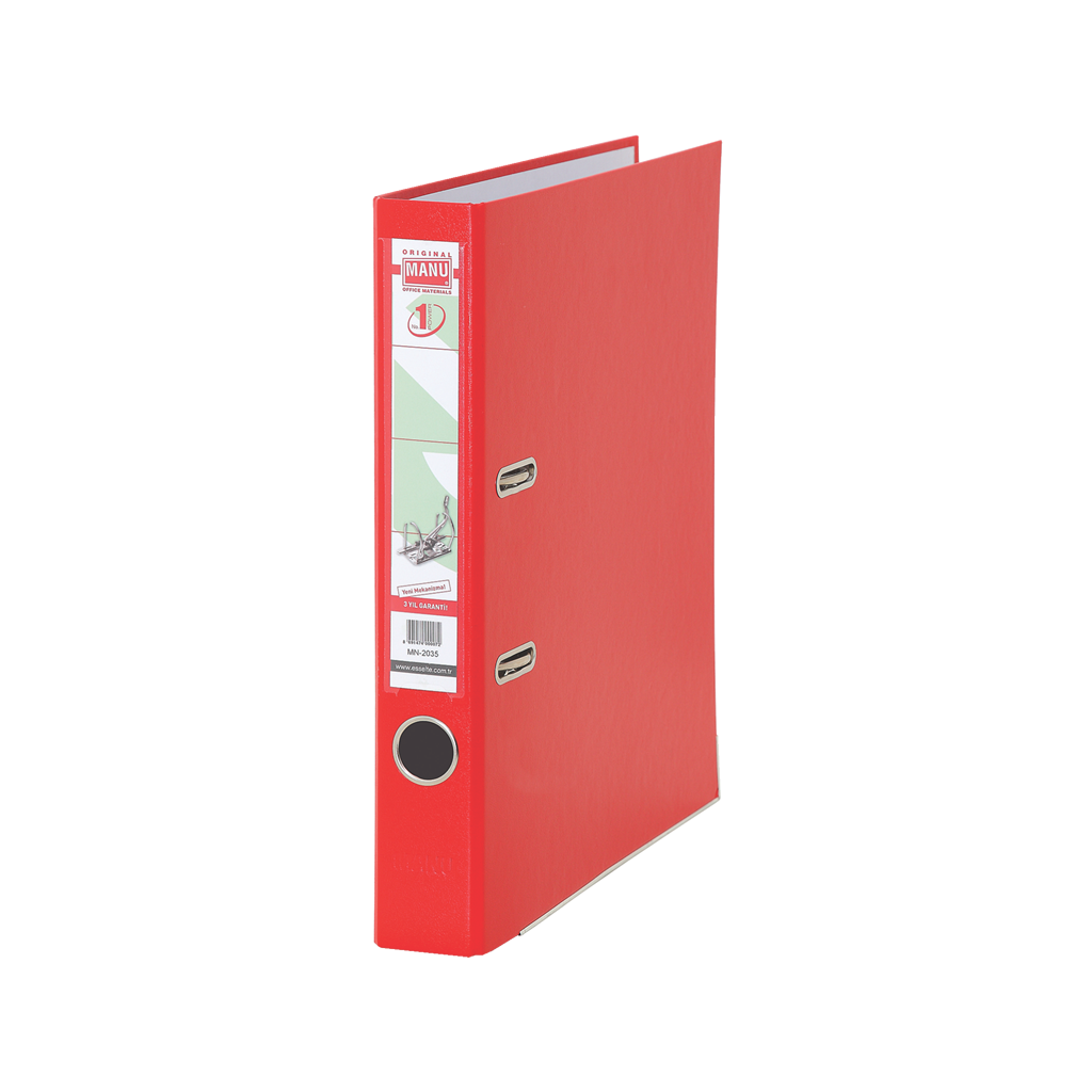 Manu 2035 Klasör Dar Kırmızı