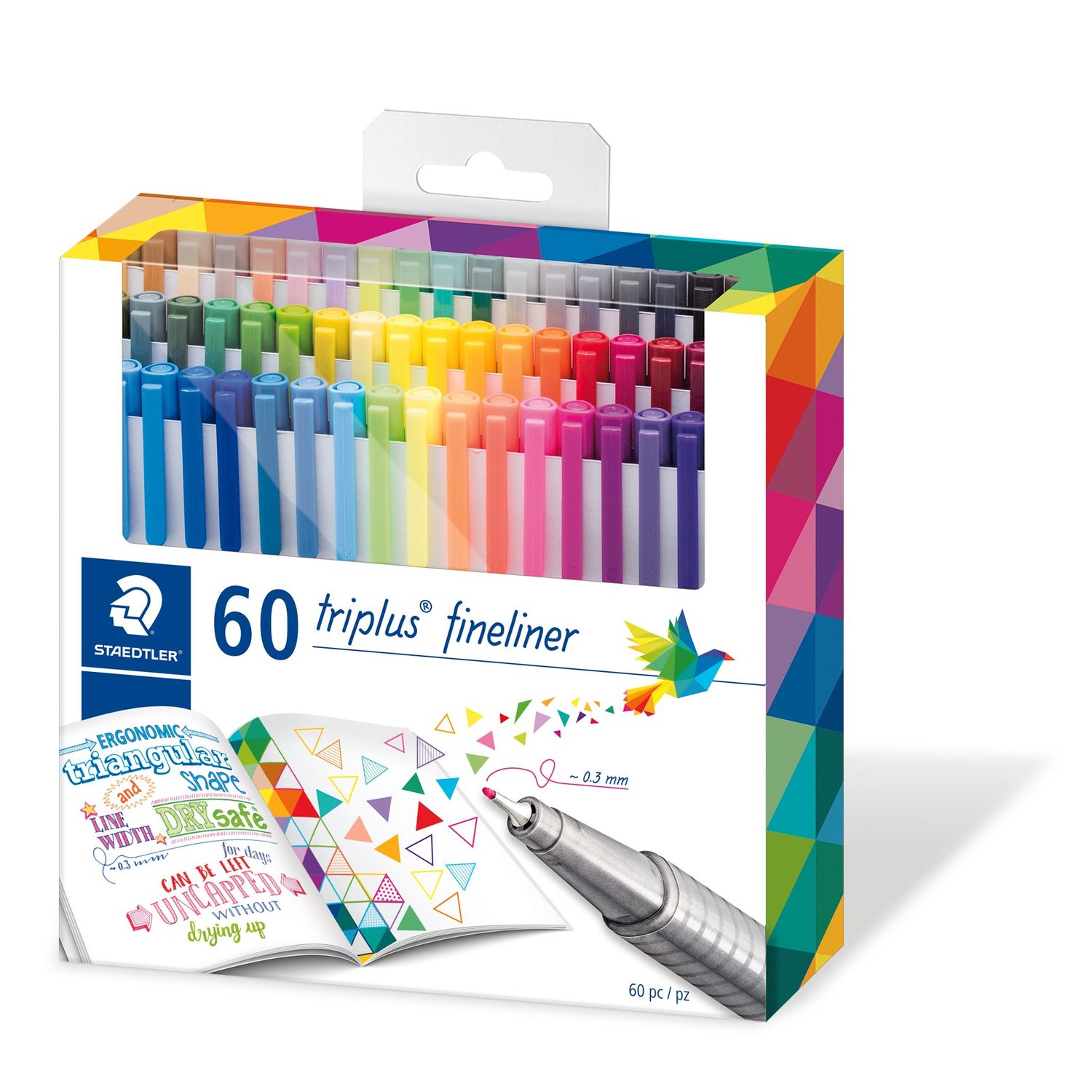 Staedtler Triplus Fineliner Kalem Seti 60 Renk 0.3mm