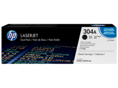 HP 304A 2'li Paket Siyah Orijinal LaserJet Toner Kartuşları (CC530AD)