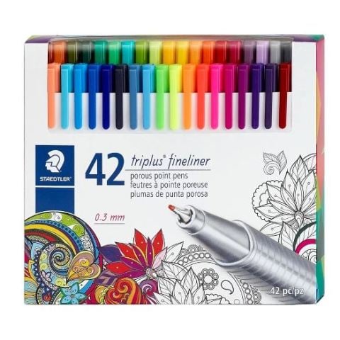 Staedtler Triplus Fineliner Kalem Seti 42 Renk 0.3mm