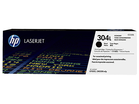 HP 304L Economy Black Original LaserJet Toner Cartridge (CC530L)