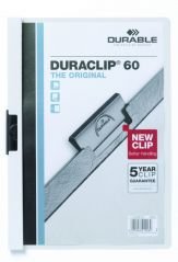 Durable Duraclip Original 60 Sayfa Kapasiteli - Beyaz