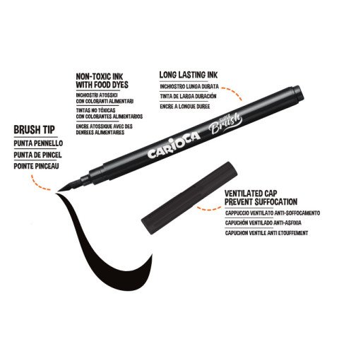 Carioca Super Brush Keçeli Boya Kalem Seti 20 Renk