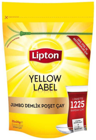 Lipton Demlik Poşet Yellow Label Jumbo 20GRX35 Lİ 67722092