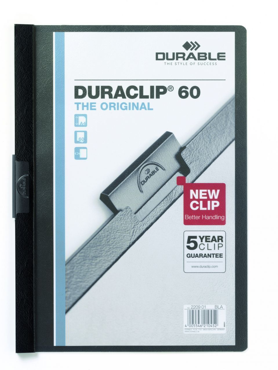 Durable Duraclip Original 60 Sayfa Kapasiteli - Siyah