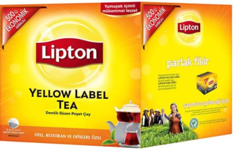 Lipton Demlik Poşet Çay Yellow Label 3,2GRX500’LÜ 70007777