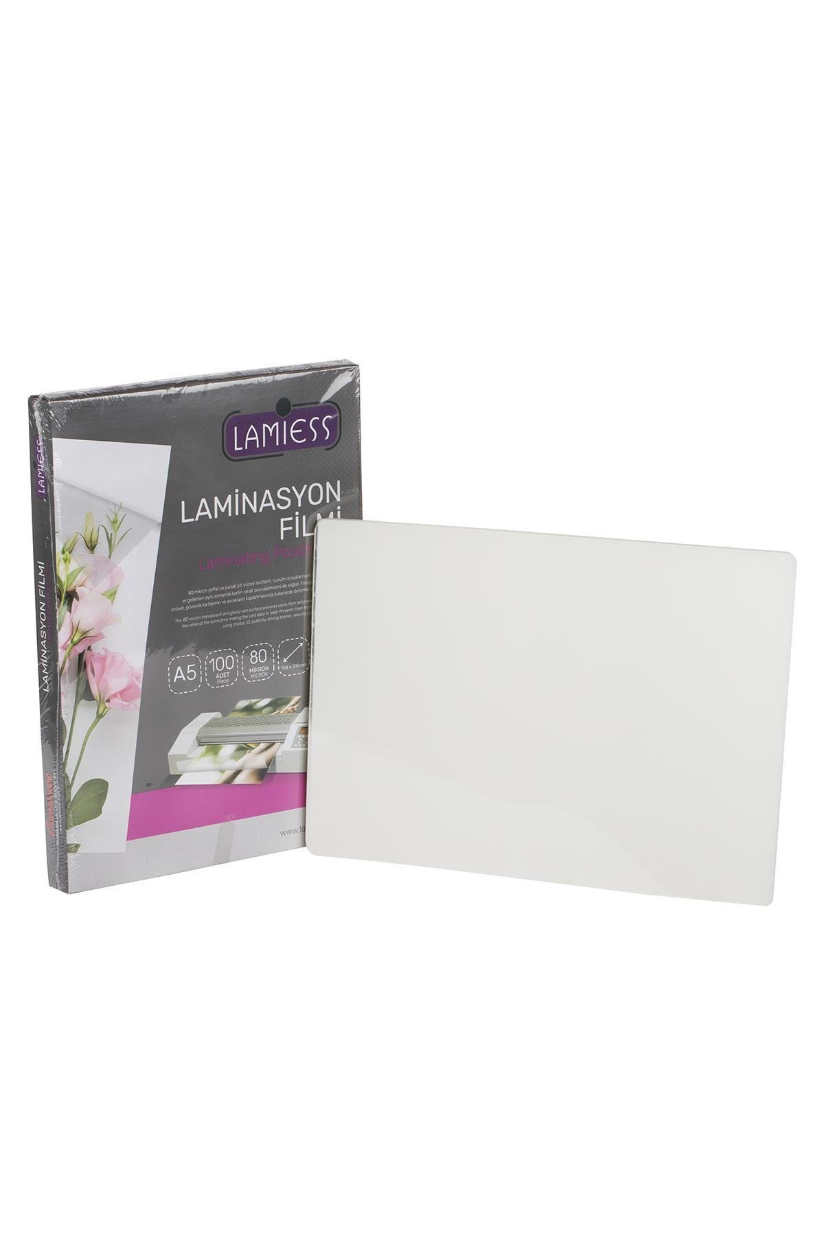 Lamiess  A-5 80 Mıc.Polyester Laminasyon Filmi 100'Lü