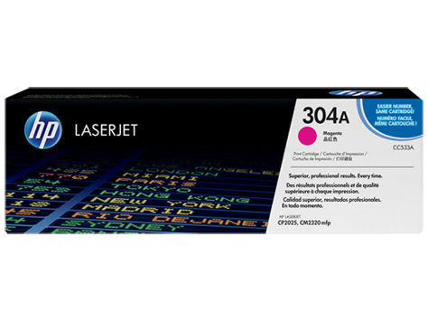 HP 304A Macenta Orijinal LaserJet Toner Kartuşu (CC533A)