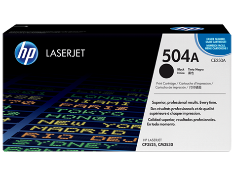 HP 504A Siyah Orijinal LaserJet Toner Kartuşu (CE250A)