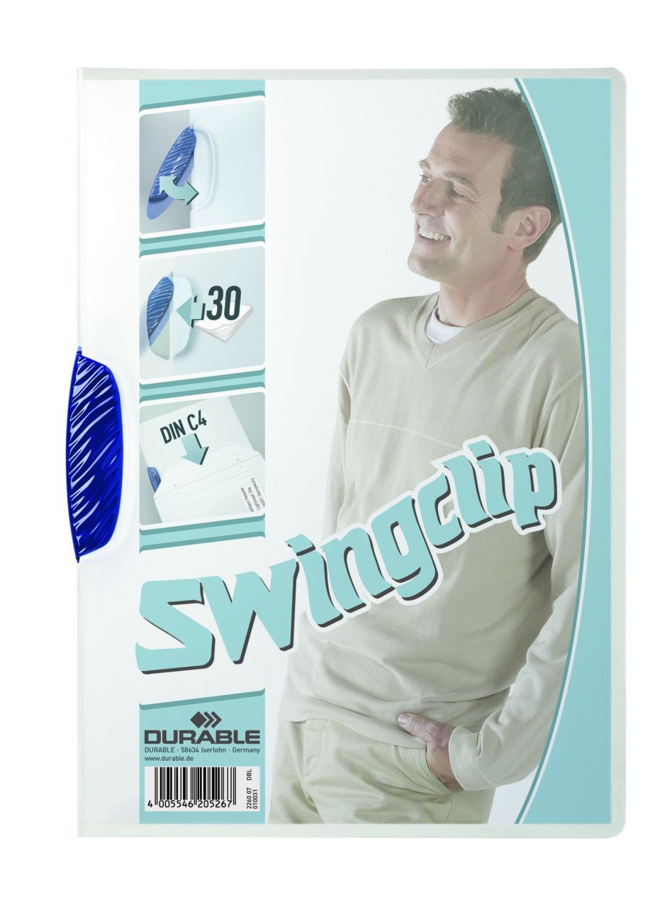Durable Swingclip Original 30 Sayfa Kapasiteli - Lacivert