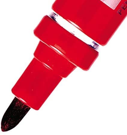 Pentel N50 Yuvarlak Uçlu Permanent Markör Kırmızı