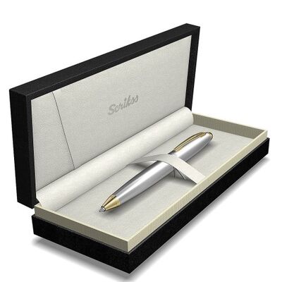 Scrikss 88 Tükenmez Kalem Gold Krom