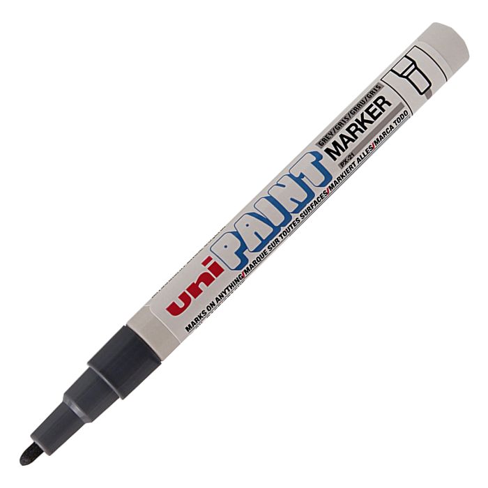 Uni PAINT MARKER 0.8-1.2 Boyama Markörü Gri