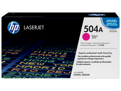 HP 504A Macenta Orijinal LaserJet Toner Kartuşu (CE253A)