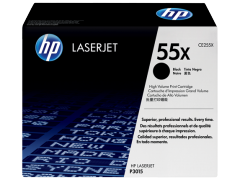 HP 55X Yüksek Kapasiteli Siyah Orijinal LaserJet Toner Kartuşu (CE255X)