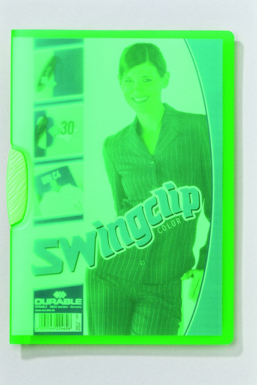 Durable Swingclip Color 30 Sayfa Kapasiteli - Yeşil
