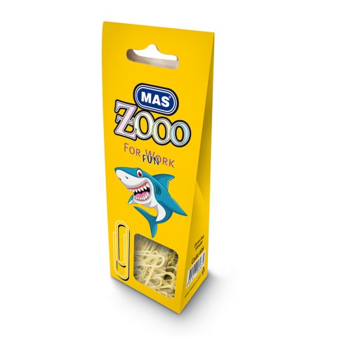 Mas Zoo Karton Kutuda Sarı Renk Ataş No:3