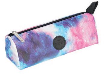 Relaxion Üçgen Kalem Çantası Ebruli