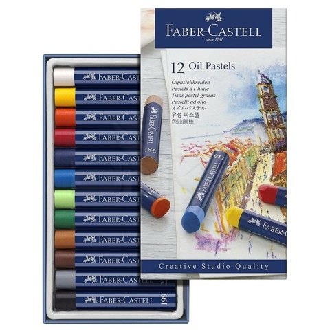 Faber Castell Creative Studio Yağlı Pastel Boya 12 Renk