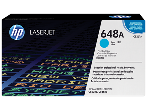 HP 648A Camgöbeği Orijinal LaserJet Toner Kartuşu (CE261A)