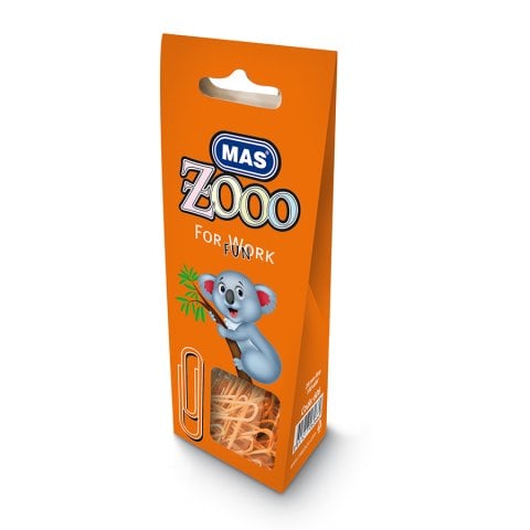 Mas Zoo Karton Kutuda Turuncu Renk Ataş No:3