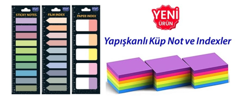 Kraf Yapışkanlı Not Kağıdı Küp 76x76 400YP Brite 7676BR