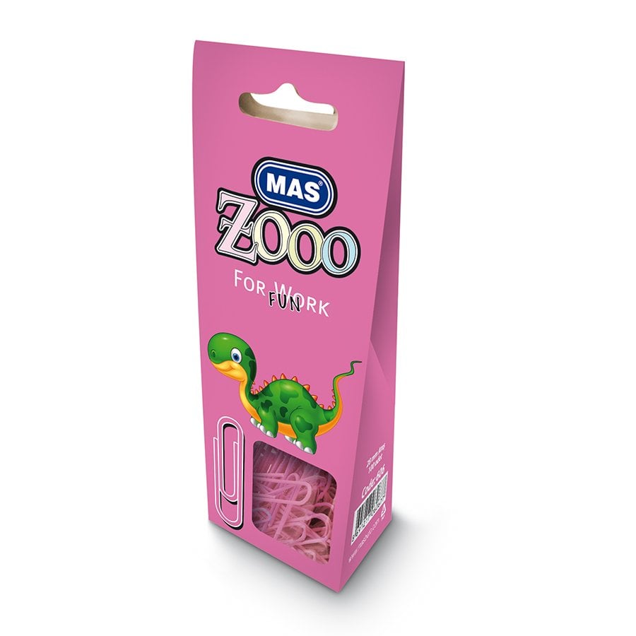 Mas Zoo Karton Kutuda Pembe Renk Ataş No:3