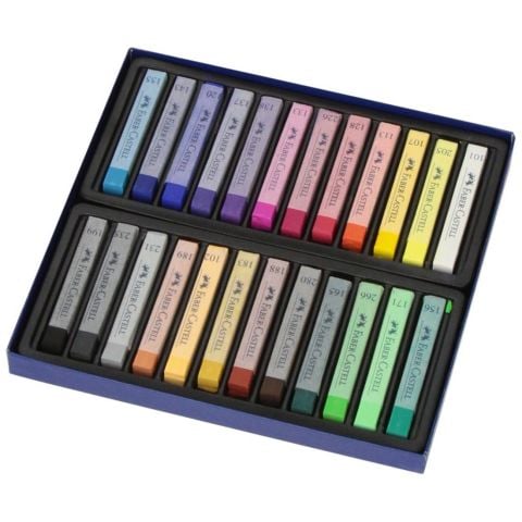 Faber Castell Creative Studio Toz Pastel Boya (Soft) 24 Renk Tam Boy