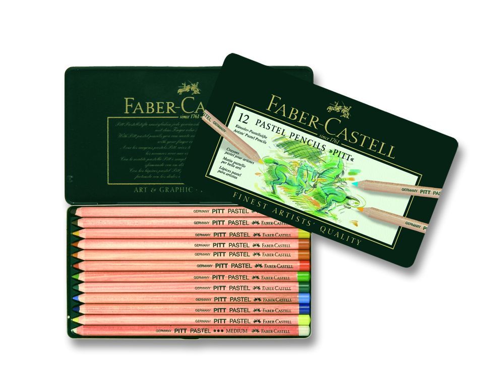 Faber Castell Pitt Pastel Boya Kalemi 12 Renk