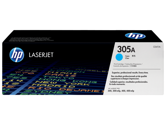 HP 305A Camgöbeği Orijinal LaserJet Toner Kartuşu (CE411A)