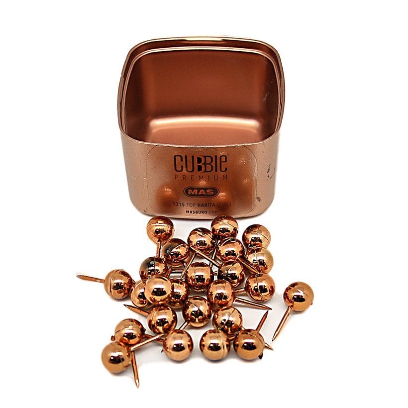 Mas Cubbie Premium Top Harita Çivisi Rose Gold