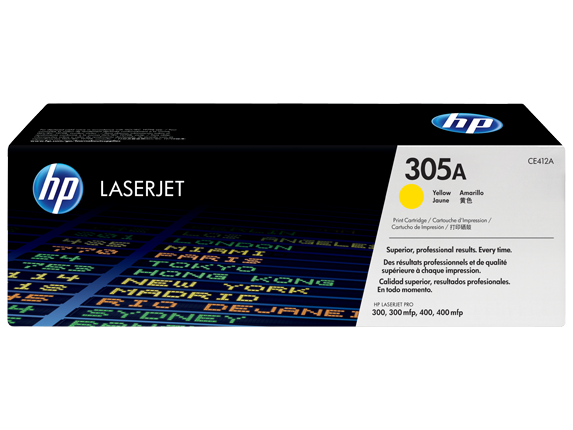 HP 305A Sarı Orijinal LaserJet Toner Kartuşu (CE412A)