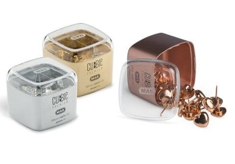 Mas Cubbie Premium Kalp Harita Çivisi Silver