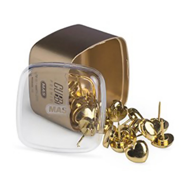 Mas Cubbie Premium Kalp Harita Çivisi Gold