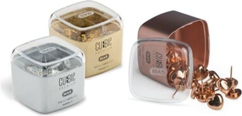 Mas Cubbie Premium Kalp Harita Çivisi Rose Gold