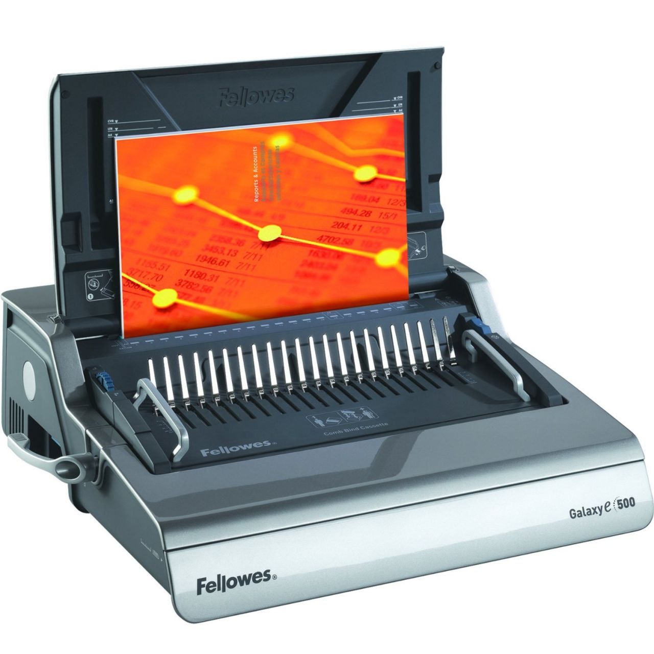 Fellowes 7406 Galaxy-E 500 Elektrikli Plastik Spiralli Cilt Makinesi