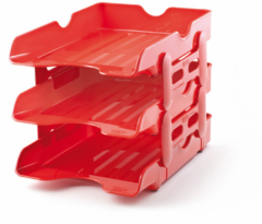 Mas 823 Standard 3''lü Evrak Rafı Kırmızı