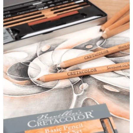 Cretacolor Artino Çizim Seti 10 Parça Metal Kutu 40020
