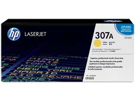 HP 307A Sarı Orijinal LaserJet Toner Kartuşu (CE742A)
