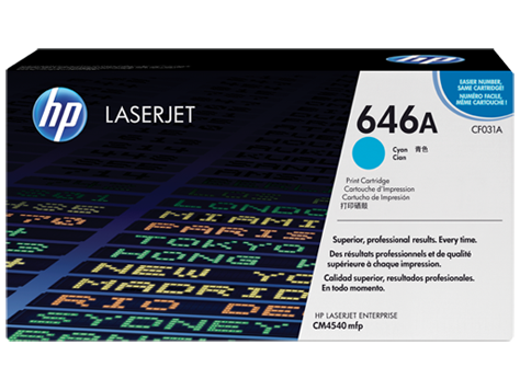 HP 646A Camgöbeği Orijinal LaserJet Toner Kartuşu (CF031A)