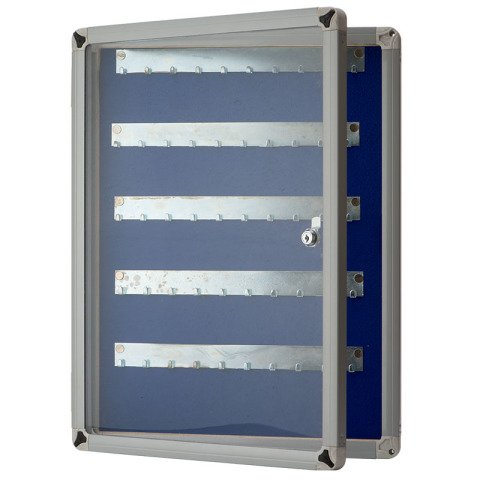 Akyazı Anahtar Dolabı 30x40cm İnce Çerçeve 25\'li