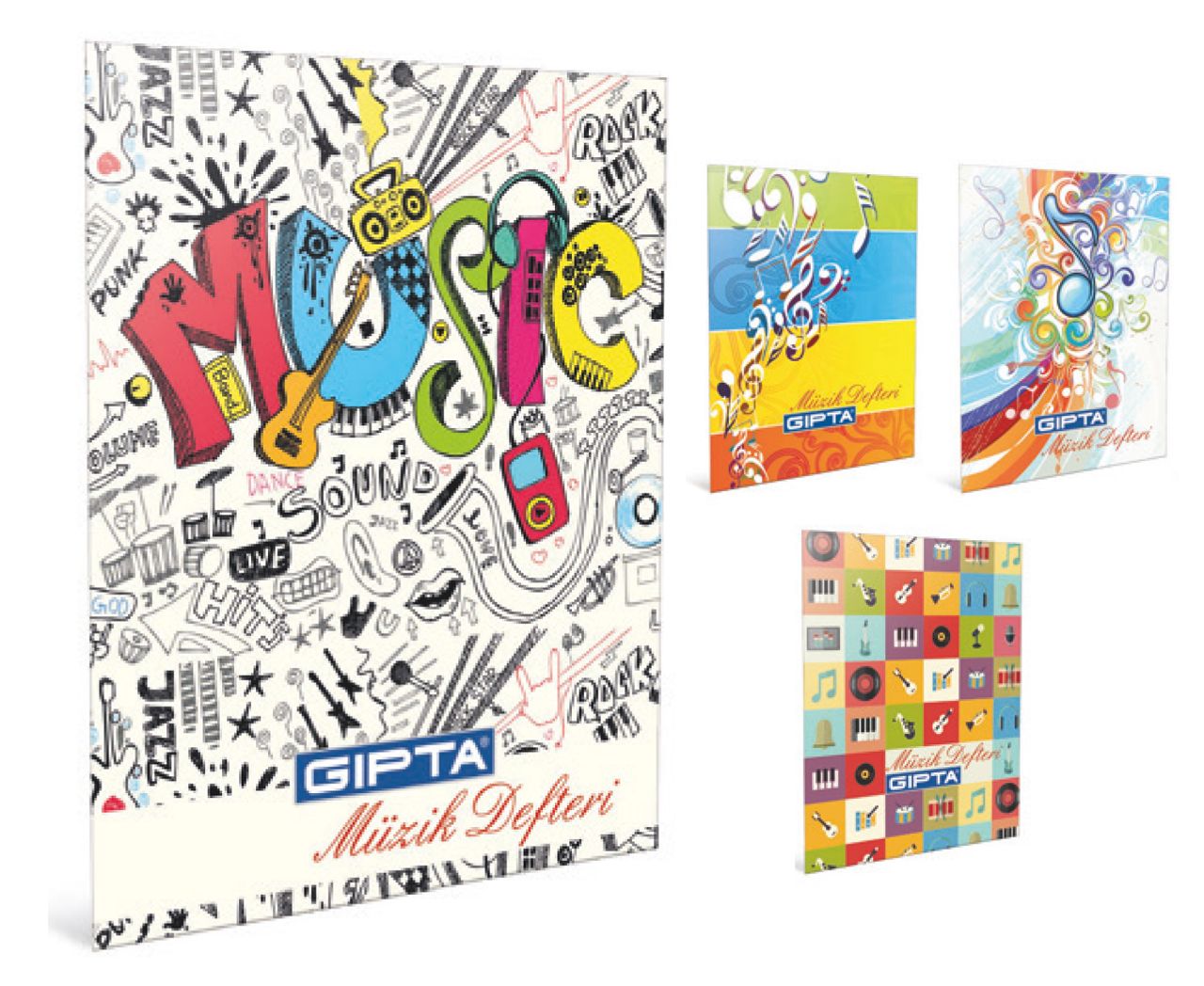 Müzik Defteri 40yp Karton Kapak