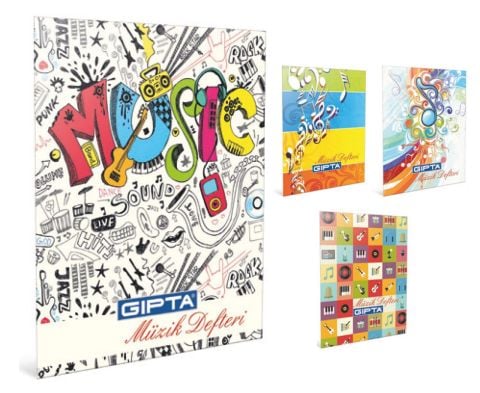 Müzik Defteri 40yp Karton Kapak