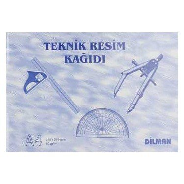 Dilman Teknik Resim Kağıdı A4 Yatay
