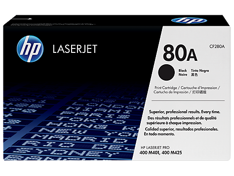 HP 80A Siyah Orijinal LaserJet Toner Kartuşu (CF280A)