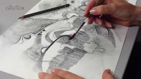 Cretacolor Black Karakalem Çizim Seti Metal Kutu 20 Parça Metal Kutu 40030